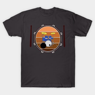 bass drum and drum kit T-Shirt